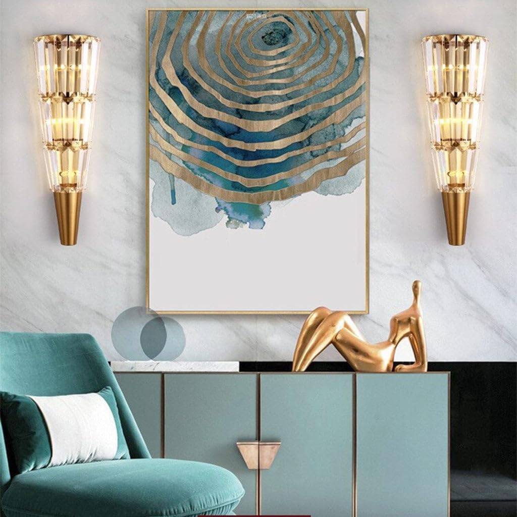 Nowoczesna Kryształowa Lampa Ścienna Crystal Kinkiet Glamour - obrazek 7