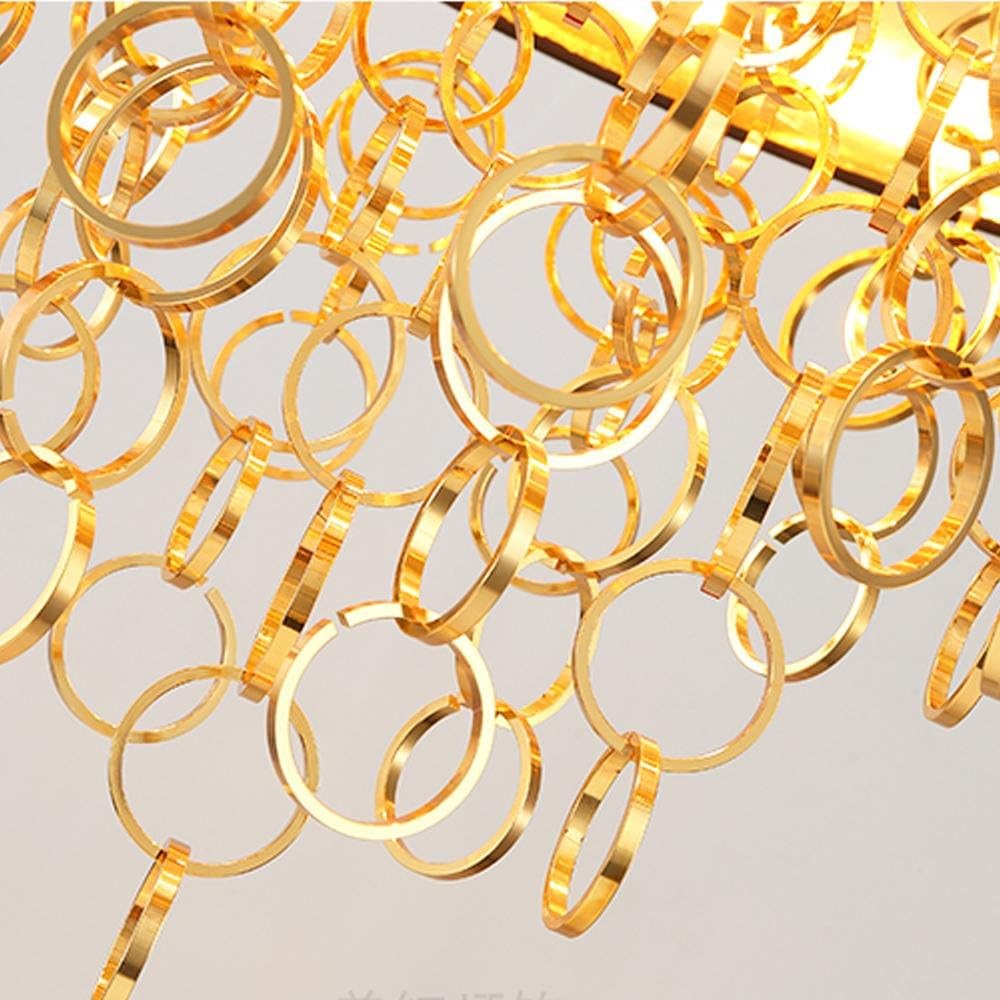 Nowoczesna Lampa Sufitowa Groovy Żyrandol Złoty Glamour - obrazek 5