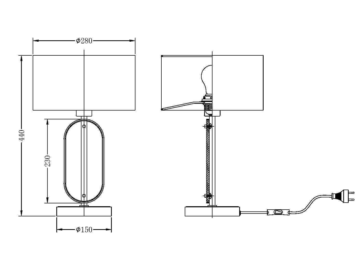 Lampa Stołowa Marmo z Abażurem Glamour Złota - obrazek 4