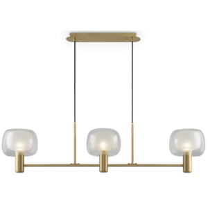 Nowoczesna Lampa Wisząca Vision Szklane Kule Złota