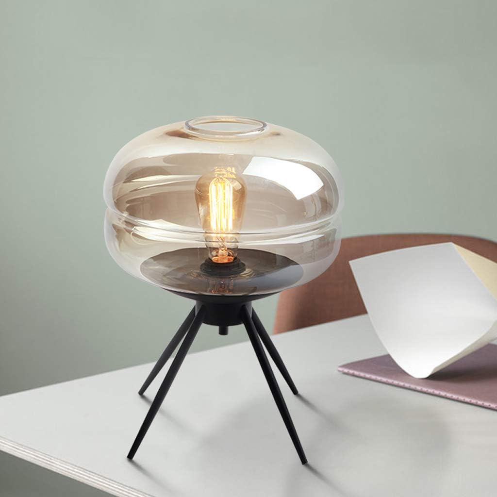 Nowoczesna Szklana Lampa Stołowa Bowl - obrazek 5