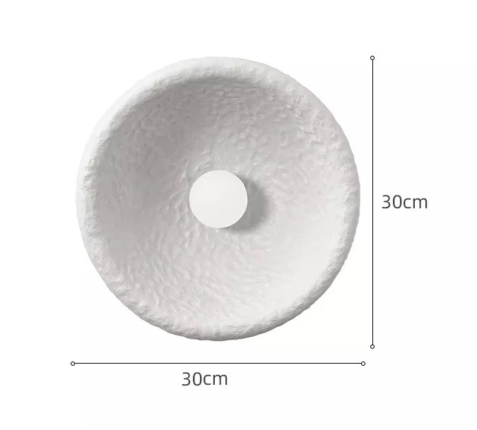 Japońska Lampa Ścienna Wabi-Sabi Circular Kinkiet - obrazek 10