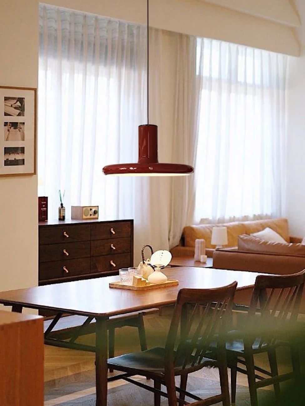 Nowoczesna Metalowa Lampa Wisząca Optima Retro - obrazek 7