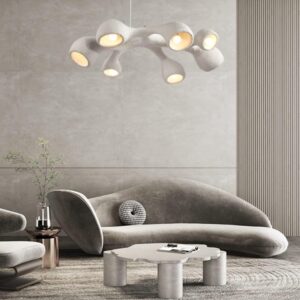 Japońska Lampa Wisząca Wabi-Sabi Ren Żyrandol