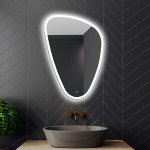 Lustro łazienkowe Impala nieregularne z oświetleniem LED