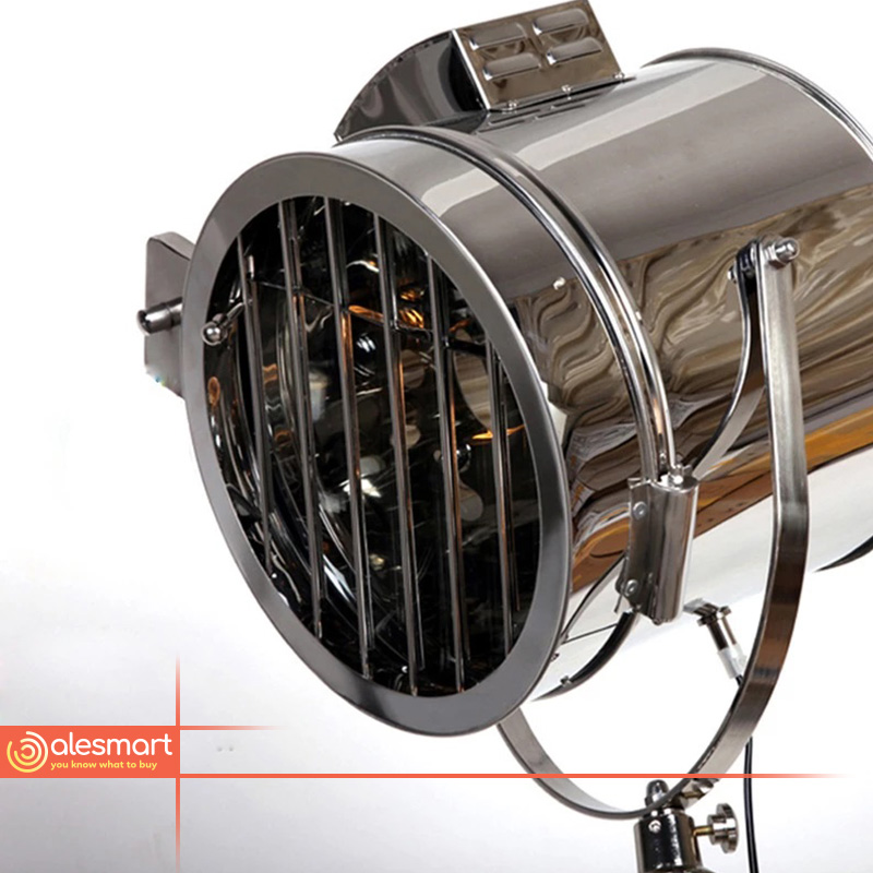 Lampa stojąca na trójnogu Retro Hollywood - obrazek 2