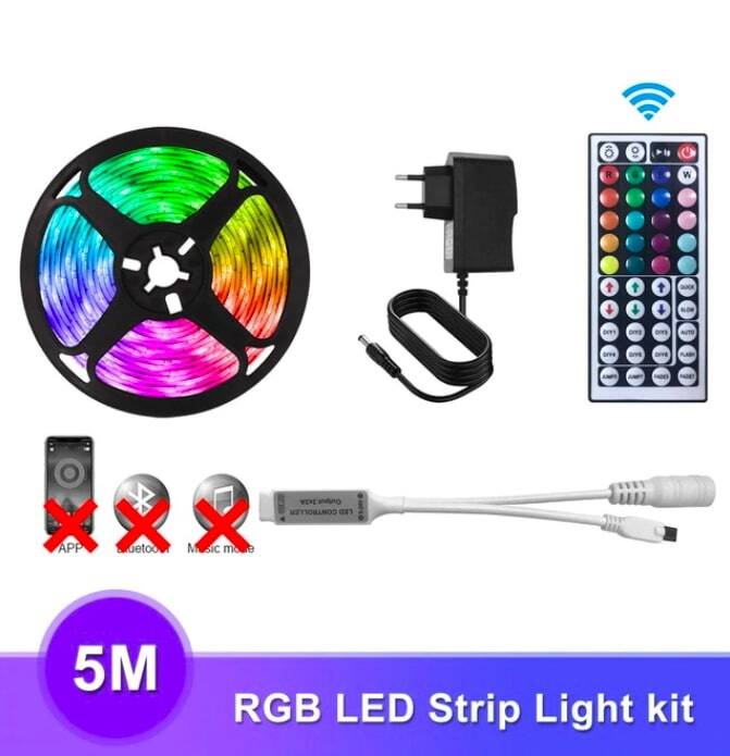Taśma LED RGB 5050 5M Pilot IR 44