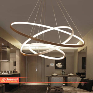 Lampa wisząca RING Nowoczesna LED punktowe mocowanie