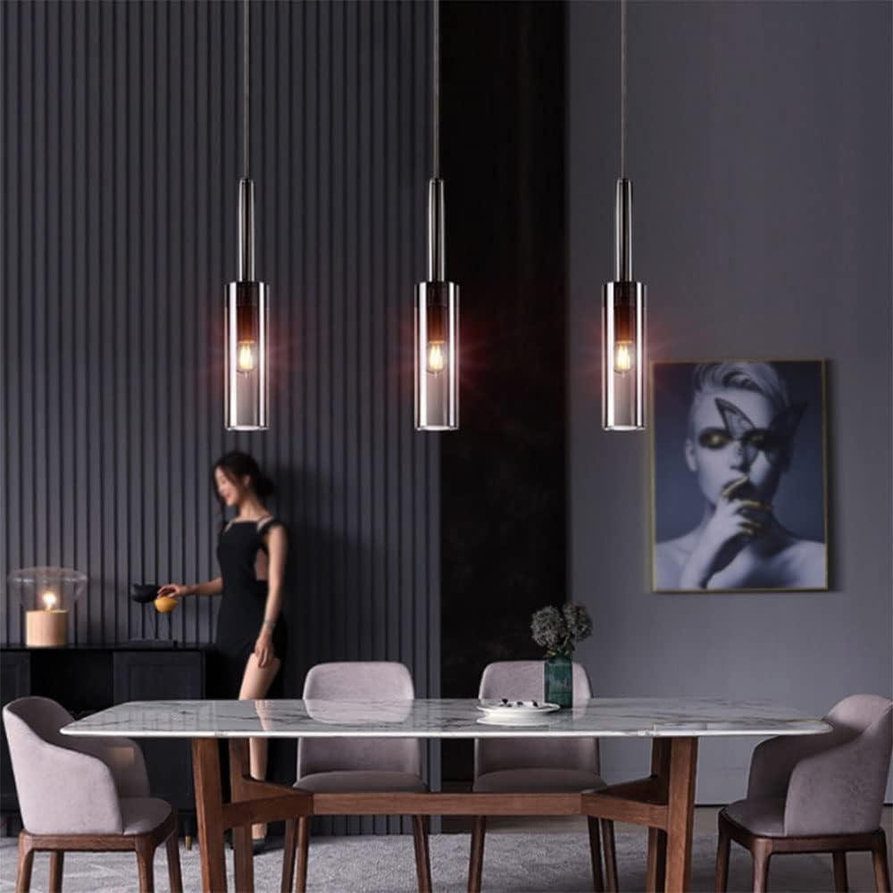 Nowoczesna Sufitowa Szklana Lampa Wisząca Annika Złota - obrazek 3