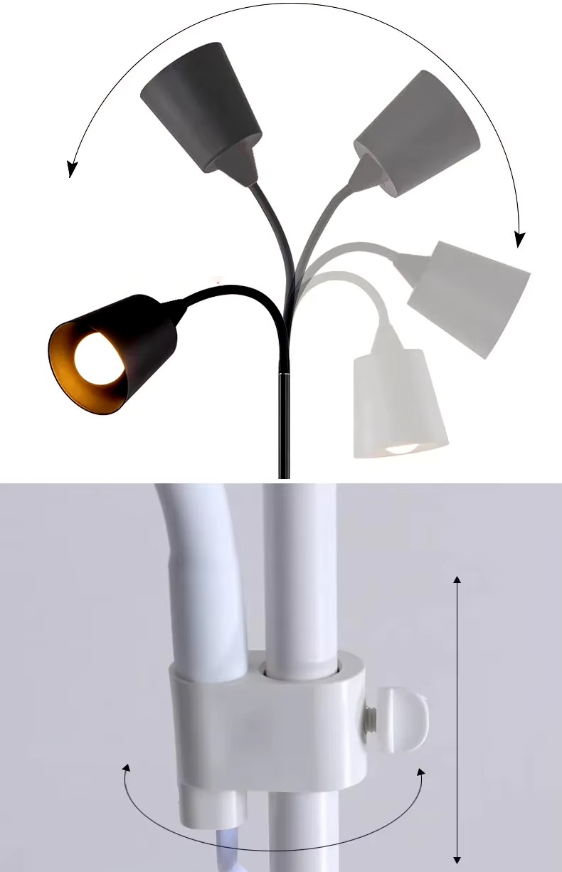 Klasyczna Metalowa Lampa Podłogowa Molli - obrazek 5