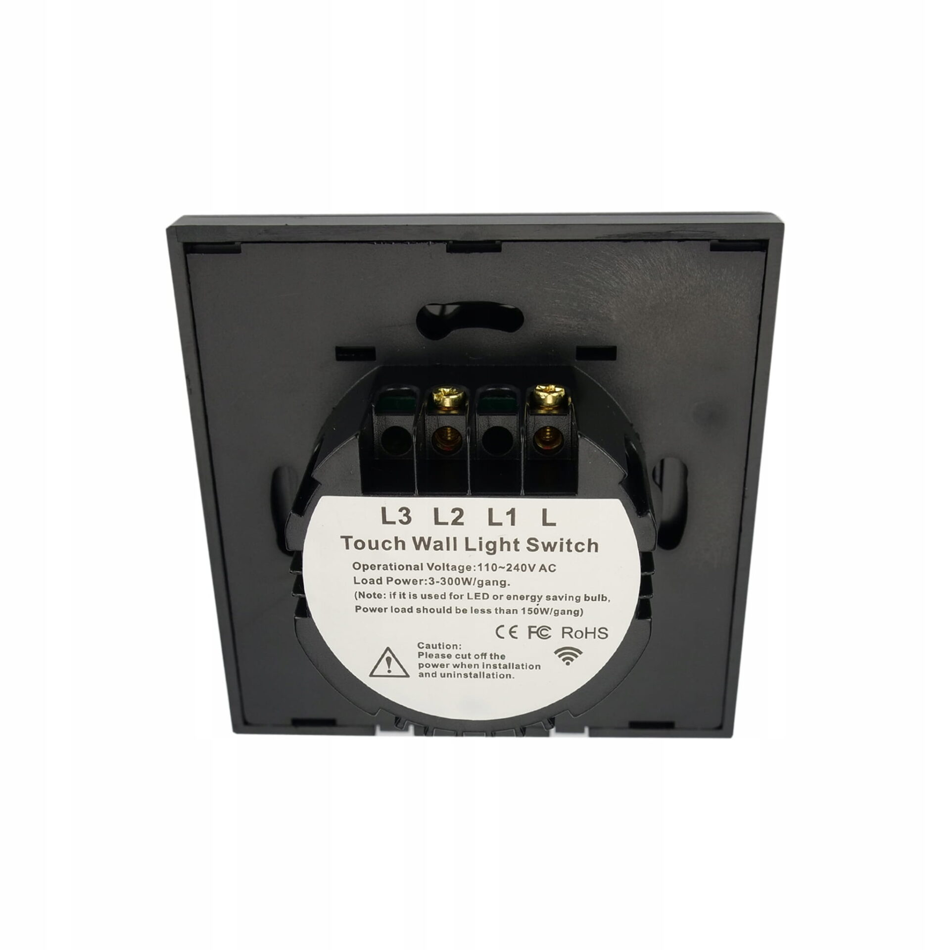 Dotykowy Szklany Włącznik Światła WiFi Tuya LED Pojedynczy - obrazek 6