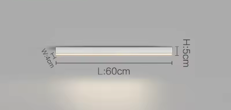 Minimalistyczna Nowoczesna Lampa Sufitowa Listwa LED Plafon do biura, kuchni, pokoju do pracy