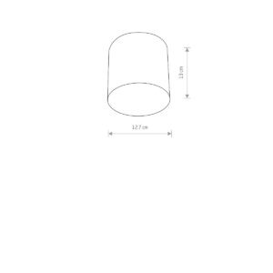 Plafon GU10, biały, 12,7 cm, POINT PLEXI M – zdjęcie 2
