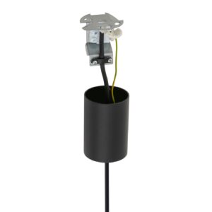 Lampa wisząca tuba GU10, czarna, 30 cm, FOURTY M – zdjęcie 2