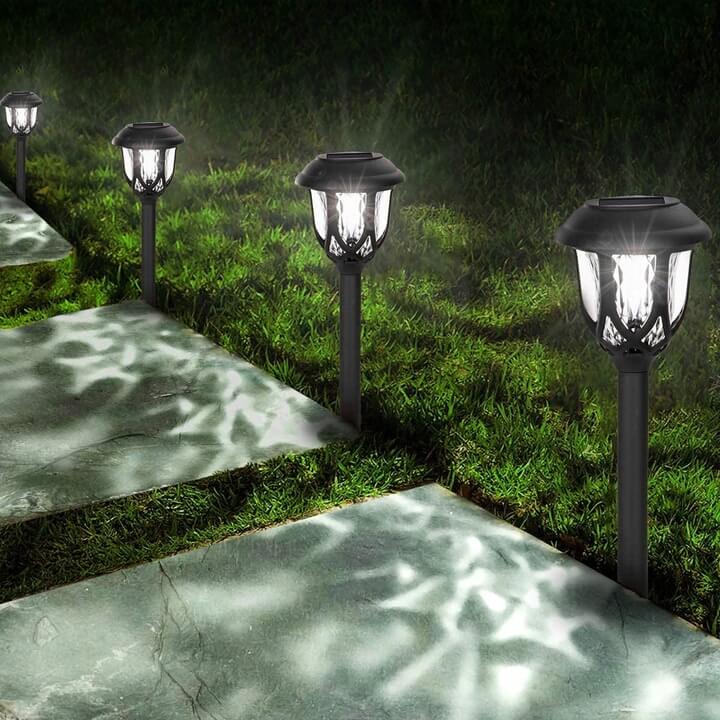 6x Lampa solarna LED WBIJANA czujnik zmierzchu - obrazek 4