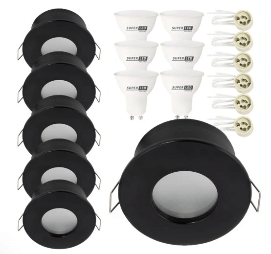 6x Oprawa hermetyczna GU10 LED
