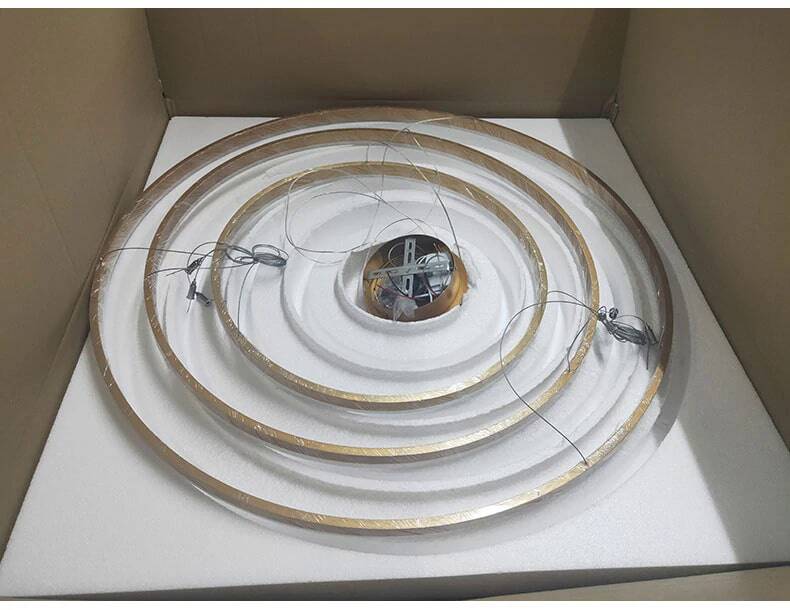 Lampa Wisząca Ring LED 2/3/4/5 Żyrandol Nowoczesny - obrazek 15