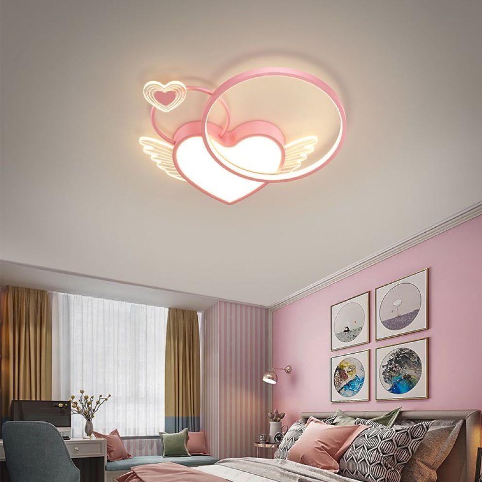 Lampa Sufitowa Serce Do Pokoju Dziecięcego LED