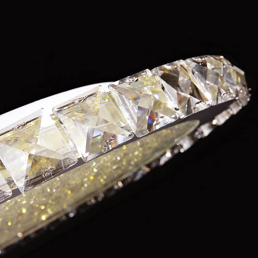 Nowoczesna Lampa Sufitowa Diamond Plafon Glamour Chrom LED - obrazek 4