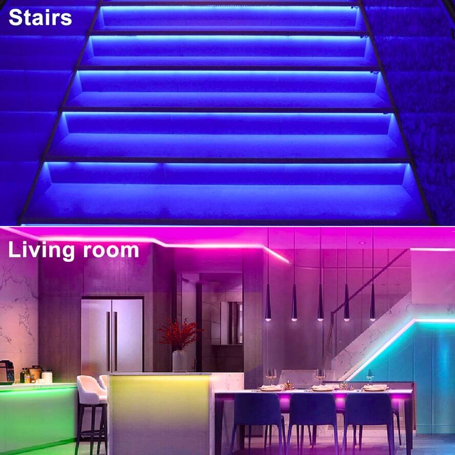 Taśma LED RGB 5050 WIFI 15M Magic Home komplet - obrazek 8