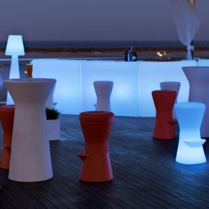 Stół barowy LED Newgarden Capri 110 cm