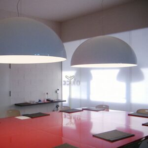 Zachwycająca lampa wisząca SONORA 133 cm b. lakier