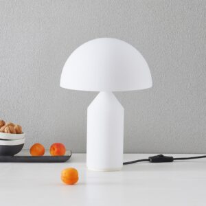 Oluce Atollo lampa stołowa ze szkła Murano 35 cm