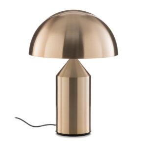 Lampa stołowa Oluce Atollo ściemniana Ø38cm złota