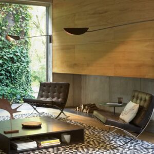 Oluce Plume kinkiet projekcja 160 cm
