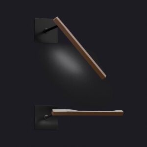 Oluce Ilo 187 kinkiet LED regulowany Bronz