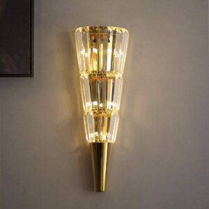 Nowoczesna Kryształowa Lampa Ścienna Crystal Kinkiet Glamour