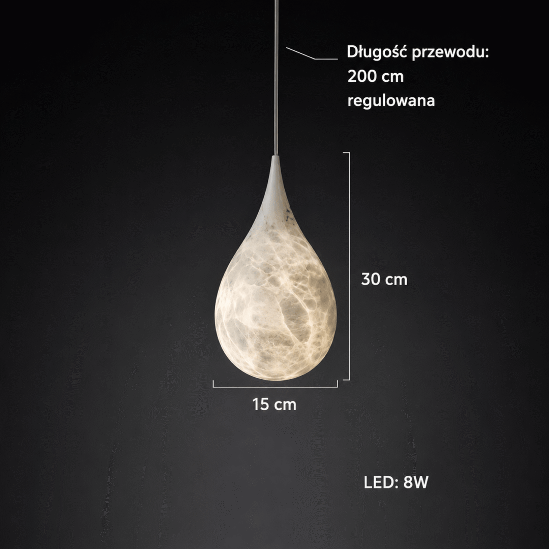 Lampa wisząca Alabaster LED 8