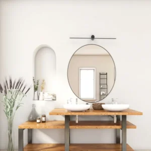 Kinkiet LED, czarny, 91 cm, IP44, neutralna biel – zdjęcie 2