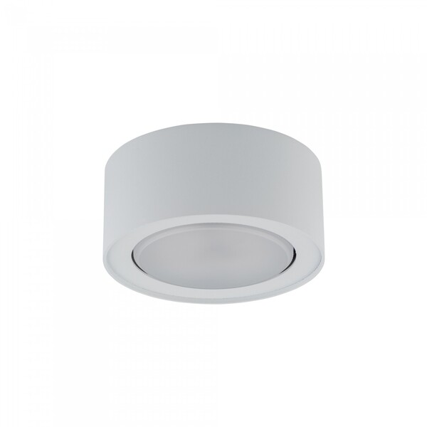 Plafon GX53, biały okrągły, 10 cm, niski profil 1 Plafon GX53, biały okrągły, 10 cm, niski profil – zdjęcie 1