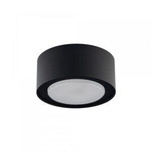 Plafon GX53, czarny okrągły, 10 cm, niski profil – zdjęcie 1