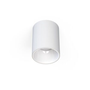 Plafon punktowy GU10, biały cylinder, 11,5 cm – zdjęcie 1