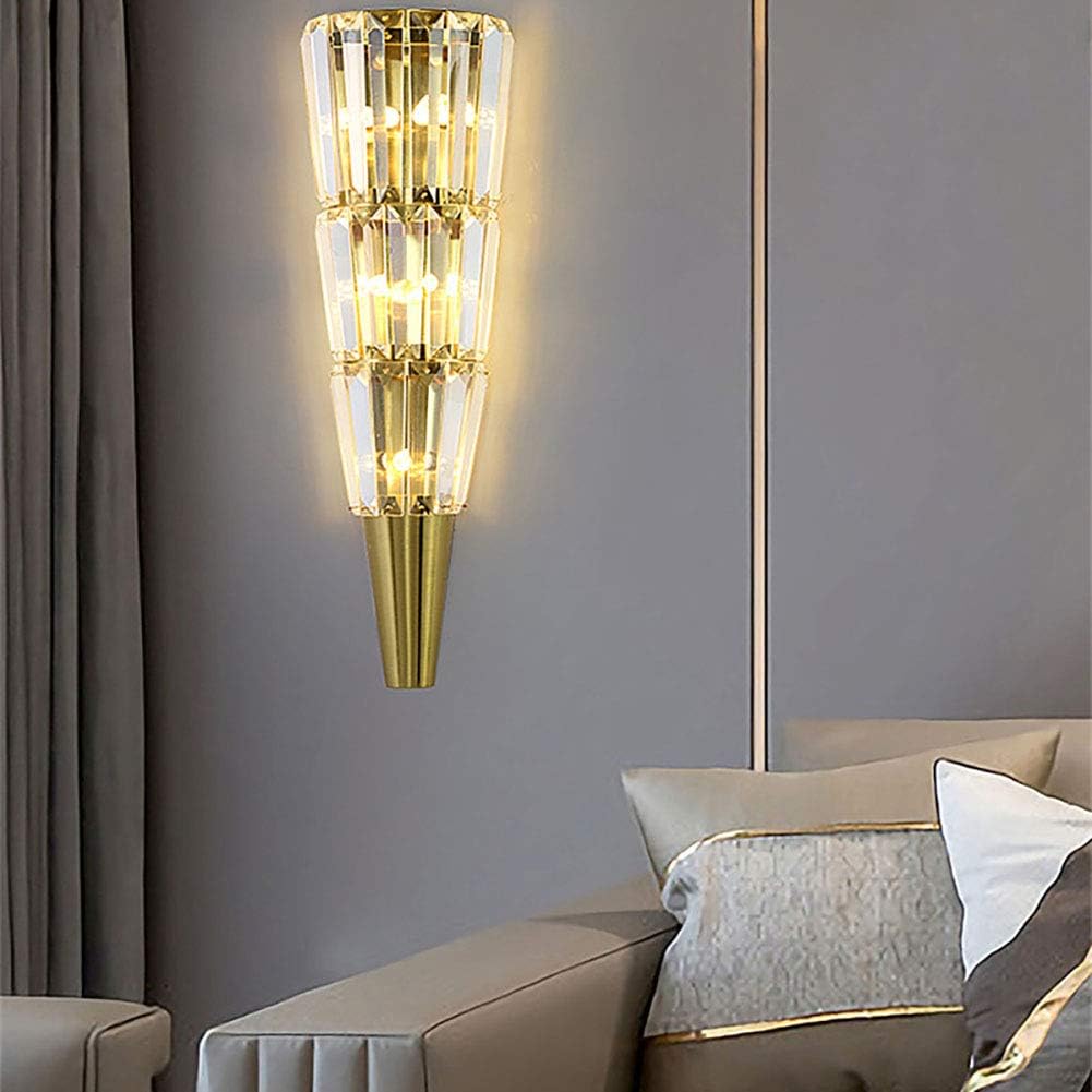 Nowoczesna Kryształowa Lampa Ścienna Crystal Kinkiet Glamour - obrazek 9