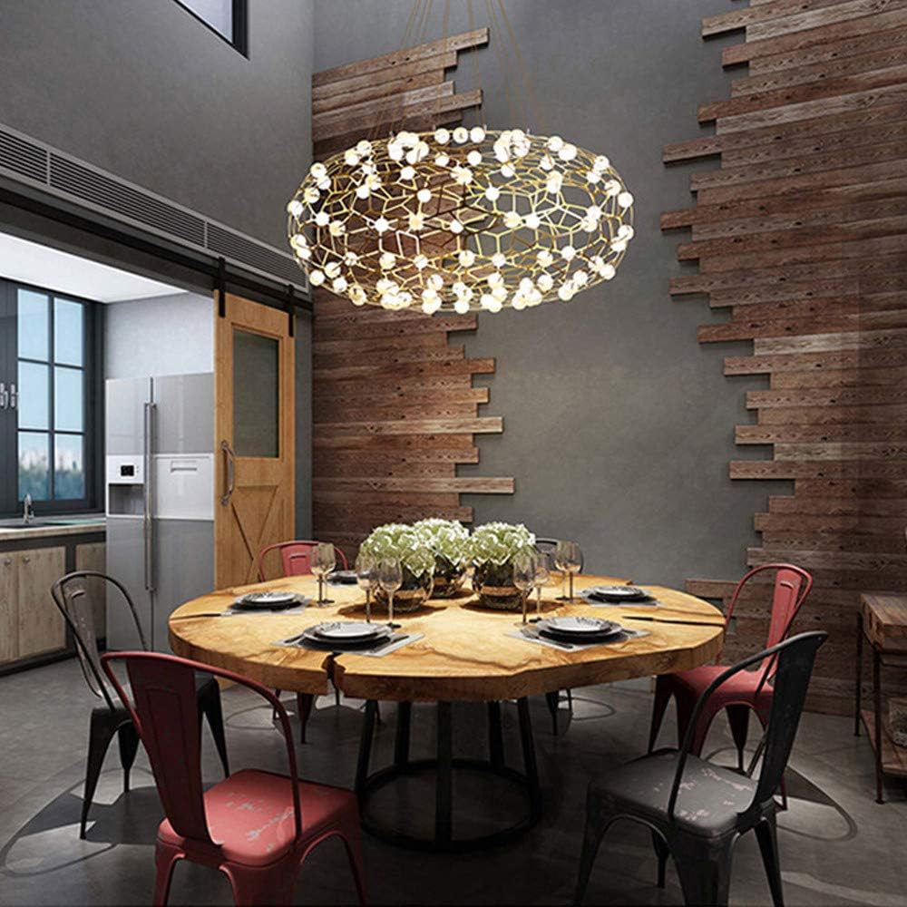 Nowoczesna Lampa Wisząca Mesh Chendelier Żyrandol Złoty - obrazek 4