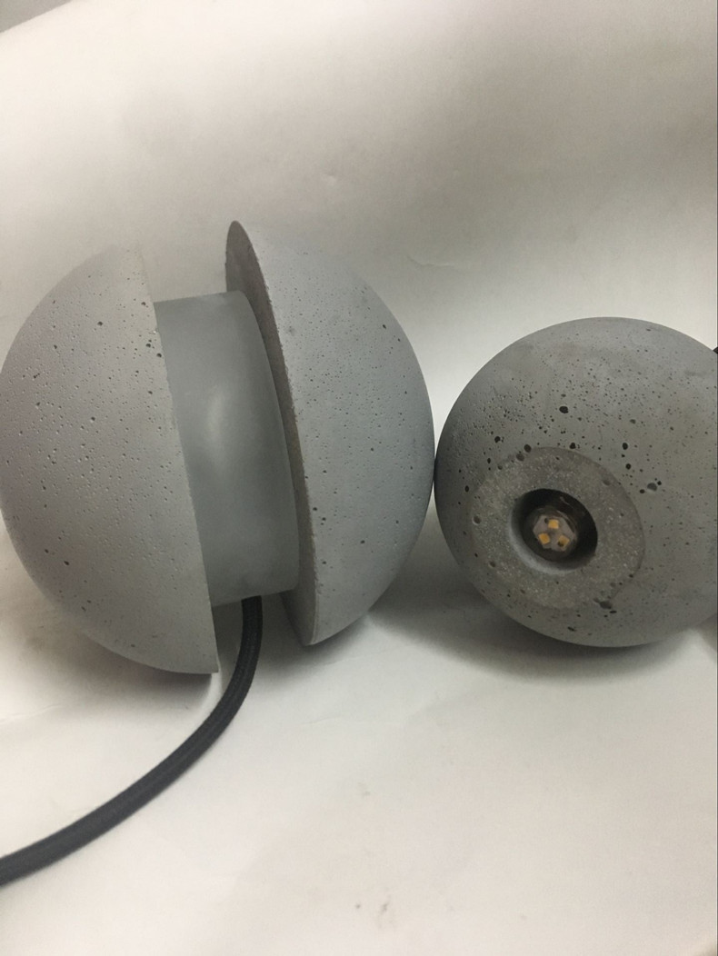 Oryginalna Lampa Nordic Moon Cement LED - obrazek 10