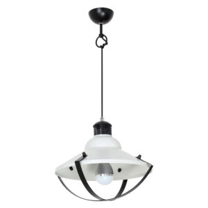 Lampa stołowa z abażurem, ALICE czarno-złota, 40,5 cm