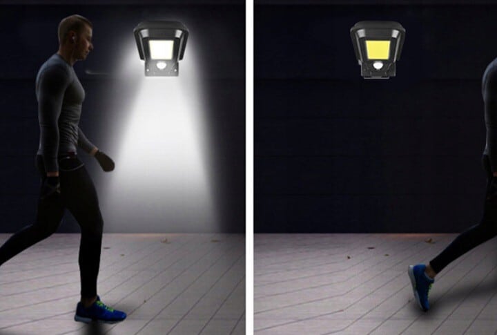 Lampa Latarnia Solar 100 Led z czujnikiem ruchu - obrazek 5