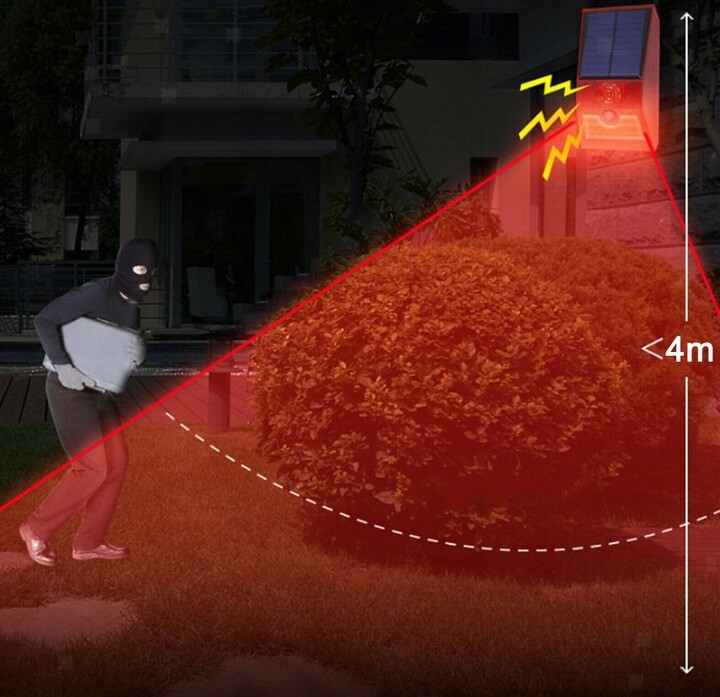 Alarm Solarny SYGNALIZATOR DŹWIĘKOWY SYRENA - obrazek 7