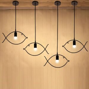 Lampa Wisząca W Kształcie Ryby Loft