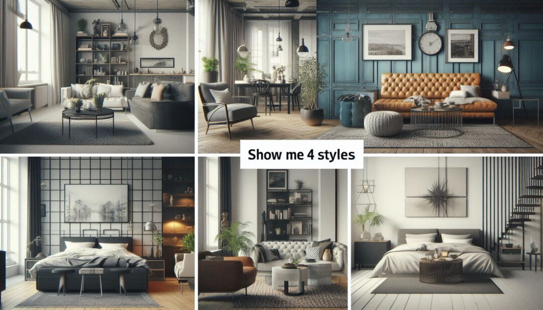 Różnorodność Stylów , Styl Industrialny , Styl Skandynawski, Styl Glamour, Nowoczesne Wnętrza