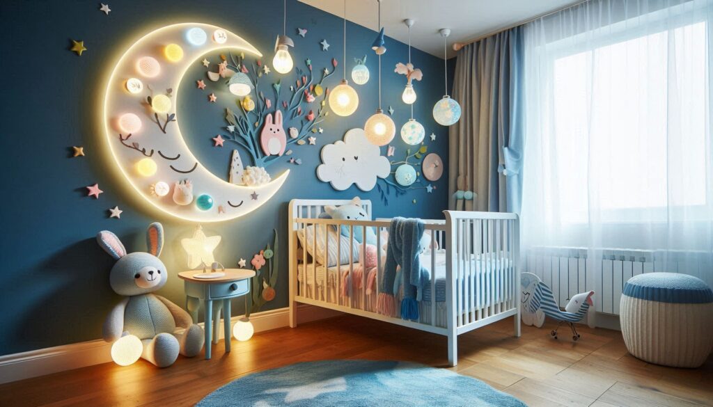 Oświetlenie dziecięce – bezpieczeństwo i styl w pokoju Twojego dziecka