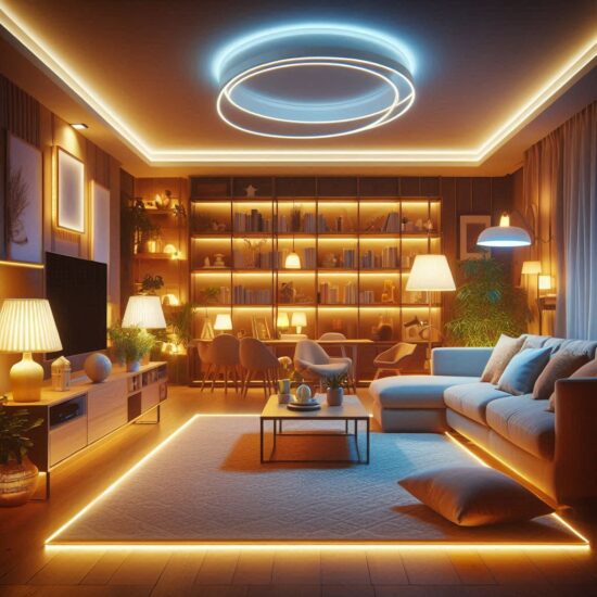 Oświetlenie LED do salonu