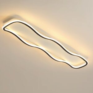 Designerska lampa sufitowa LED fala