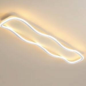 Designerska lampa sufitowa LED fala