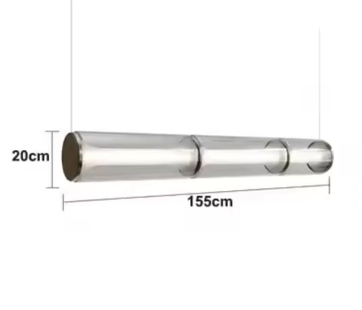 Designerska lampa wisząca szklana