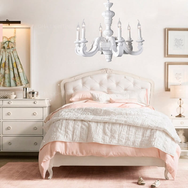 Drewniana Lampa Wisząca Żyrandol Rustykalna - obrazek 3